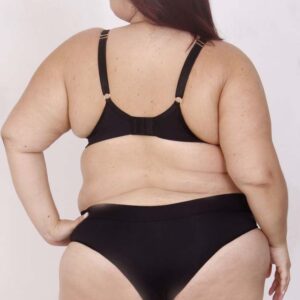 Conjunto com sutiã em microfibra, renda e Guiper e calcinha Comfort - Donna Dolce