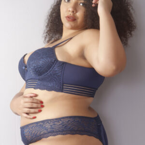 Conjunto Maiara com base larga, renda e tactel com elástico - Loraza