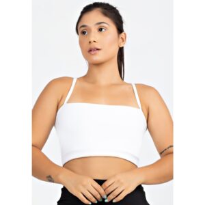 Cropped Alça de Alcinha Cruzado nas Costas