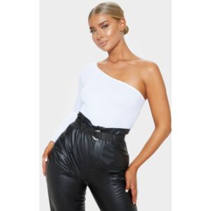 Body Feminino Um Ombro Só Manga Longa