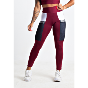 Calça Legging Cintura Alta com Bolso e Elástico