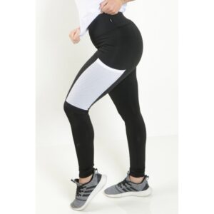 Calça Legging Cintura Alta Elástico Racy e Tela